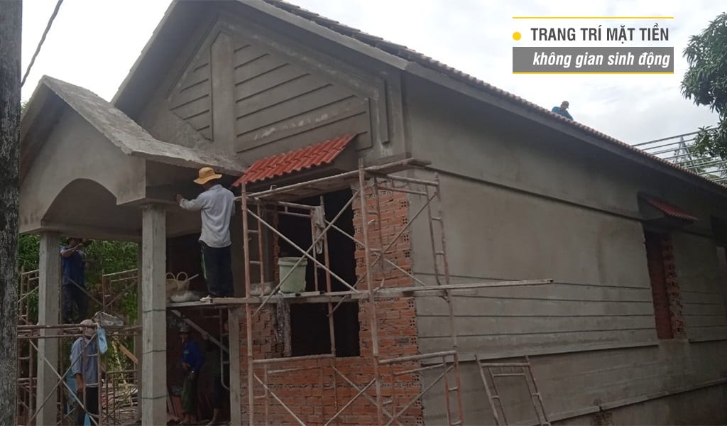 Trang trí mặt tiền nhà là cách để giúp không gian sống thêm sinh động