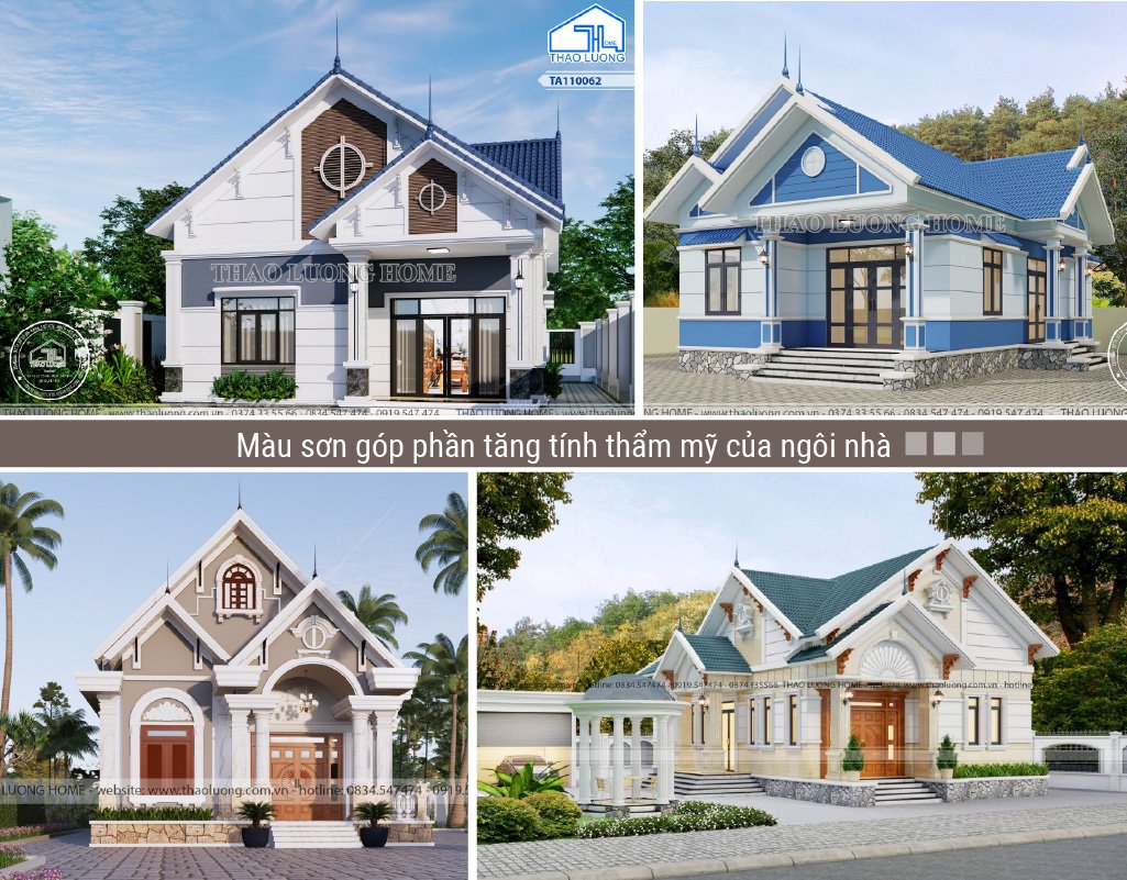 Những màu sơn phổ biến nhất hiện nay