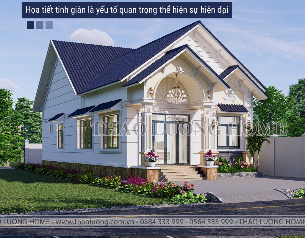 Mẫu mặt tiền nhà hiện đại sang trọng