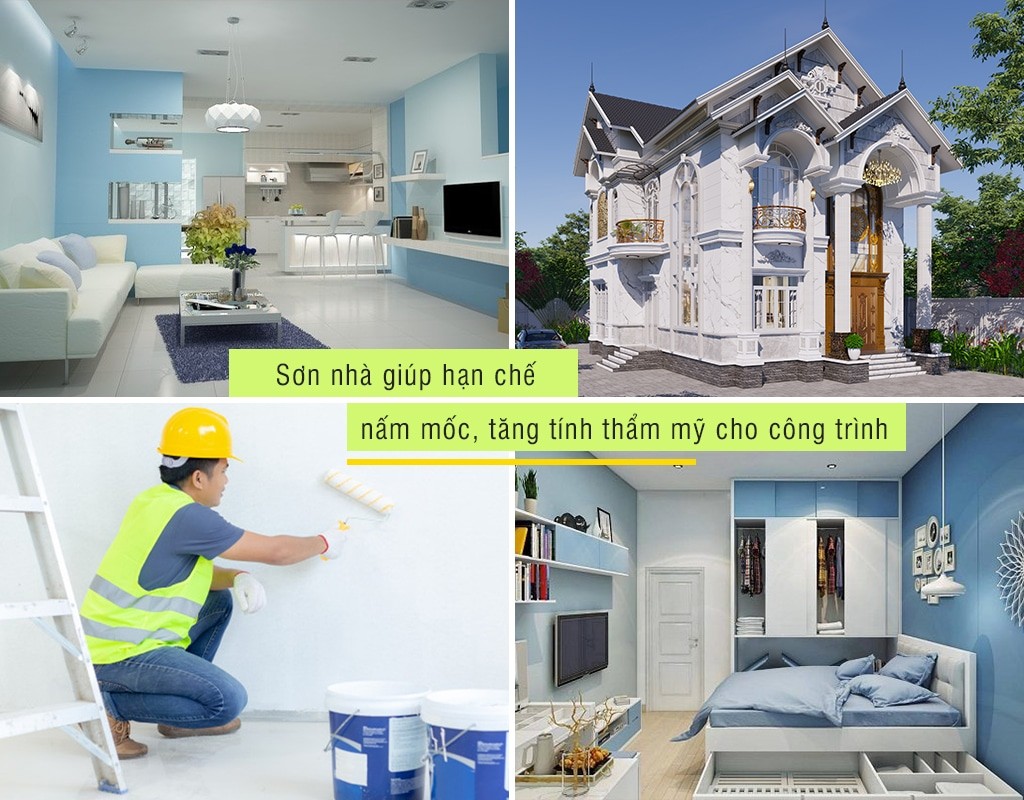 Lựa chọn loại sơn tốt sẽ mang lại rất nhiều lợi ích