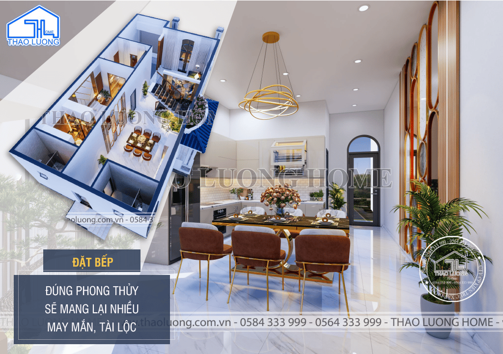 Hướng Đông Nam là hướng lý tưởng nhất khi nhà có hướng Đông Bắc