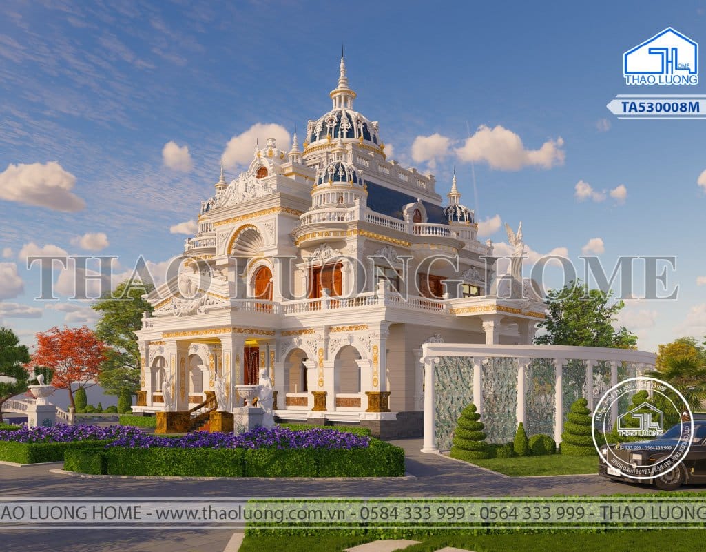 Thiết kế lâu đài đẳng cấp bậc nhất Sài Gòn